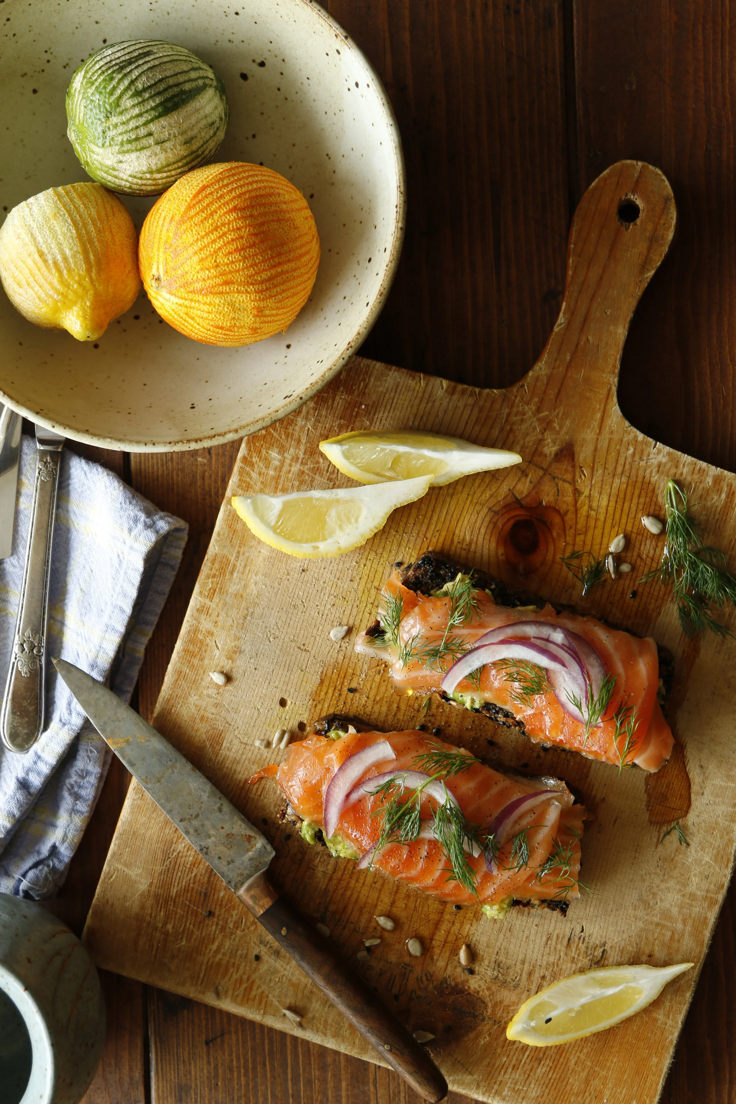 Citrus Cured Salmon 