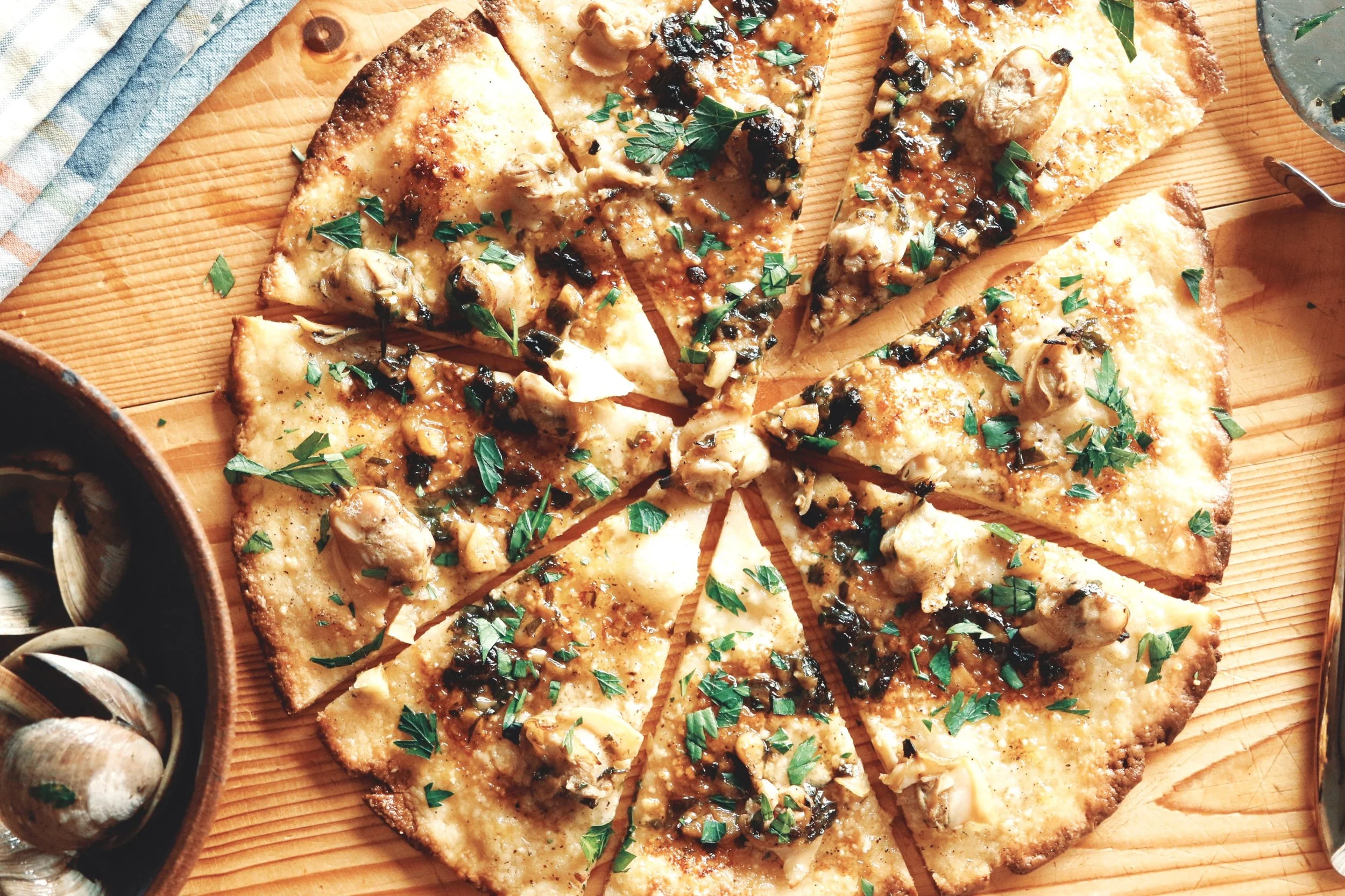 White Clam Pizza