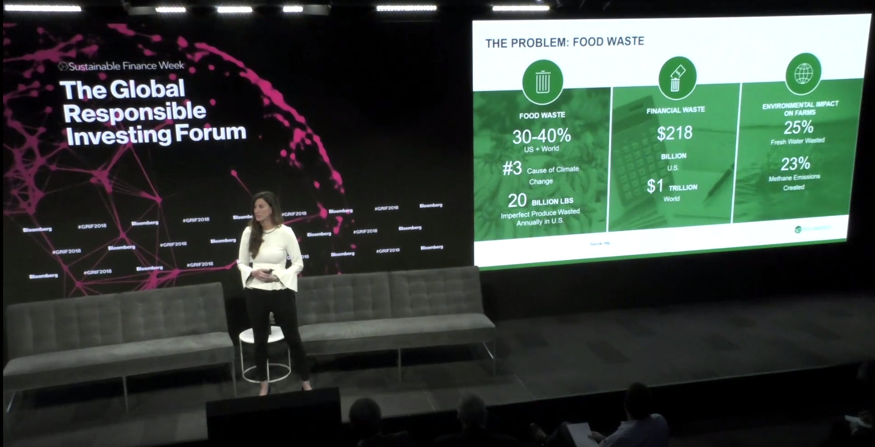 Bloomberg Live: Making the Most of the Food We Produce