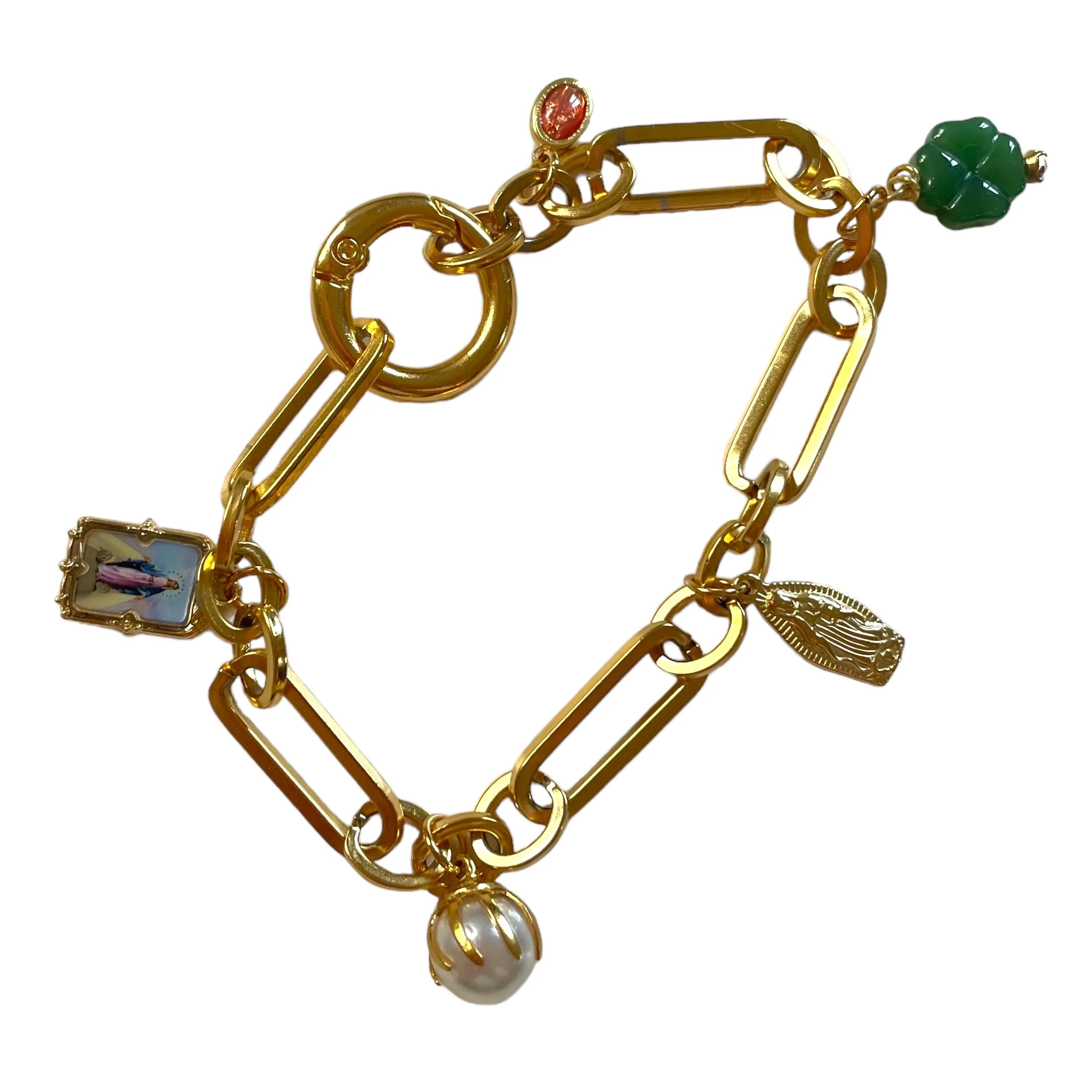 Chunky Holy Charm bracelet