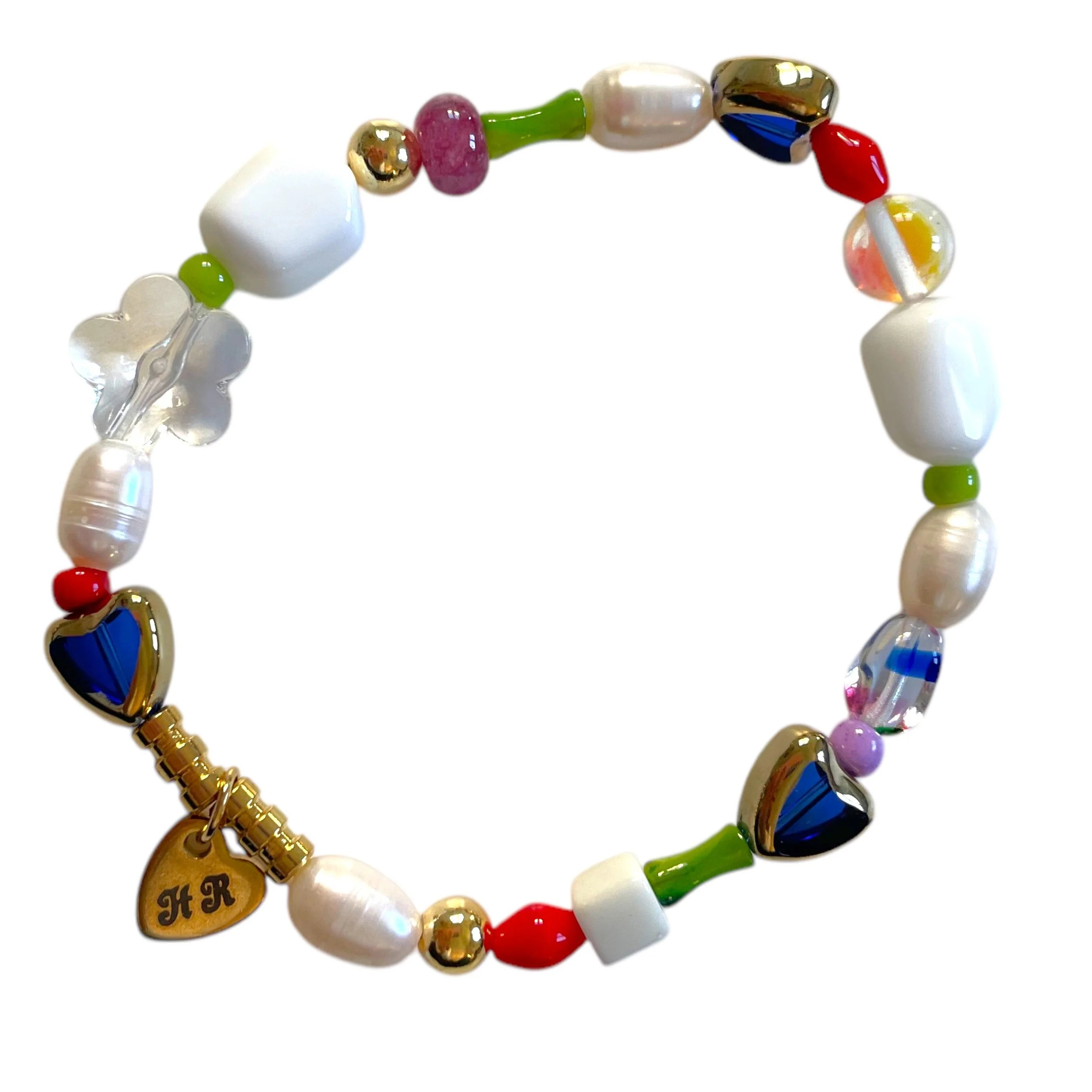 Holy Beadz Blue hearts