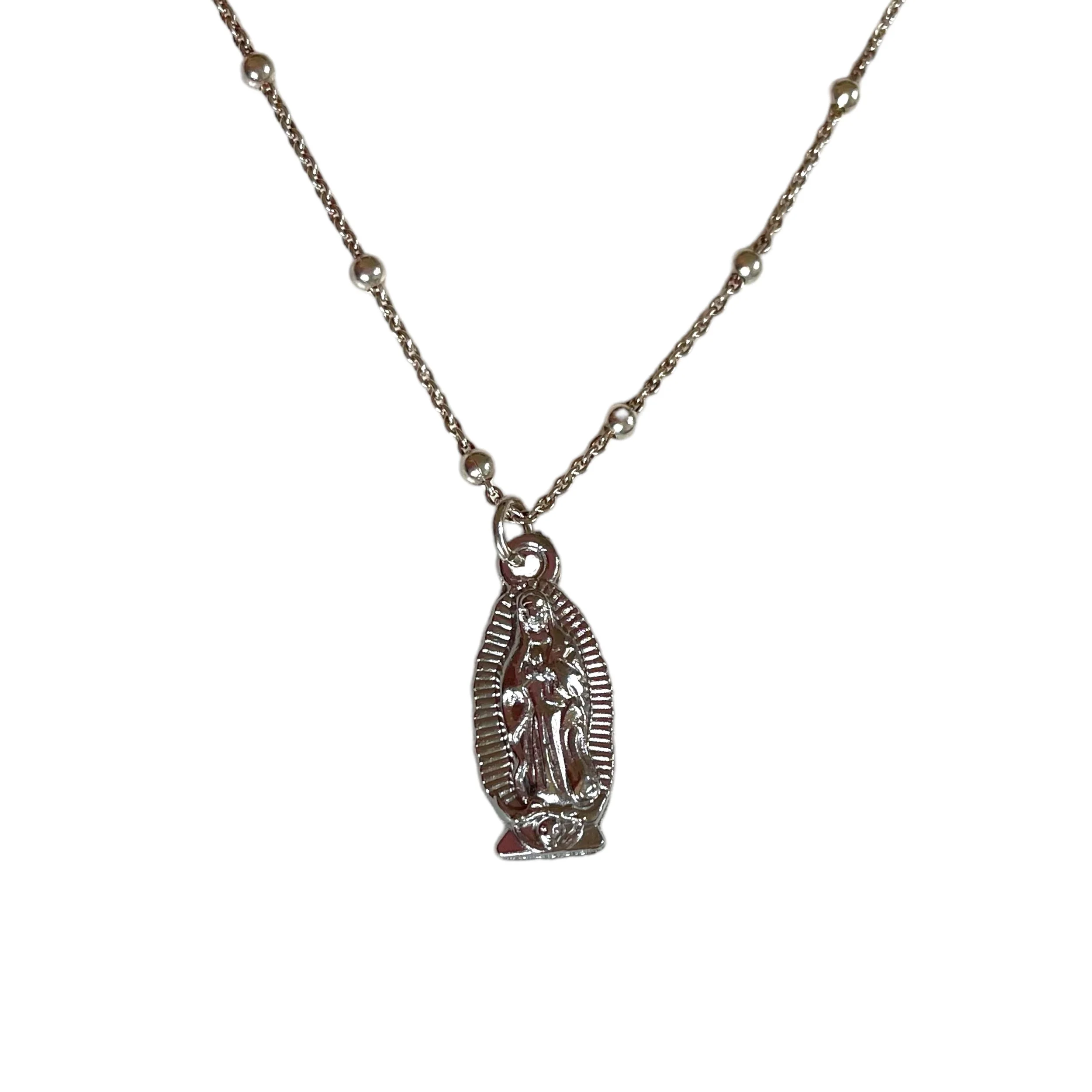 Holy Guadalupe Rosario Necklace