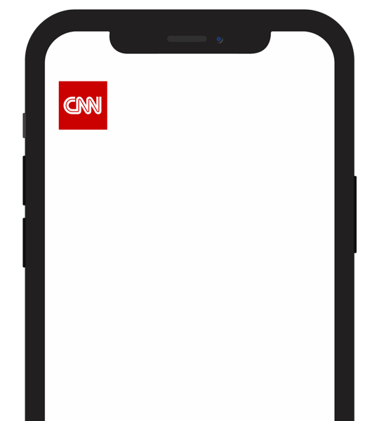 Animated GIF of topics available to follow with recommended headlines