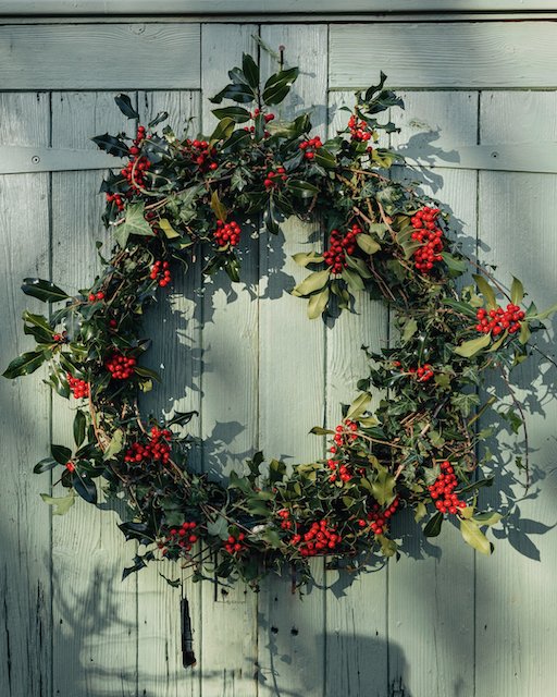 Modern Christmas Wreath - BBC Gardeners World Magazine