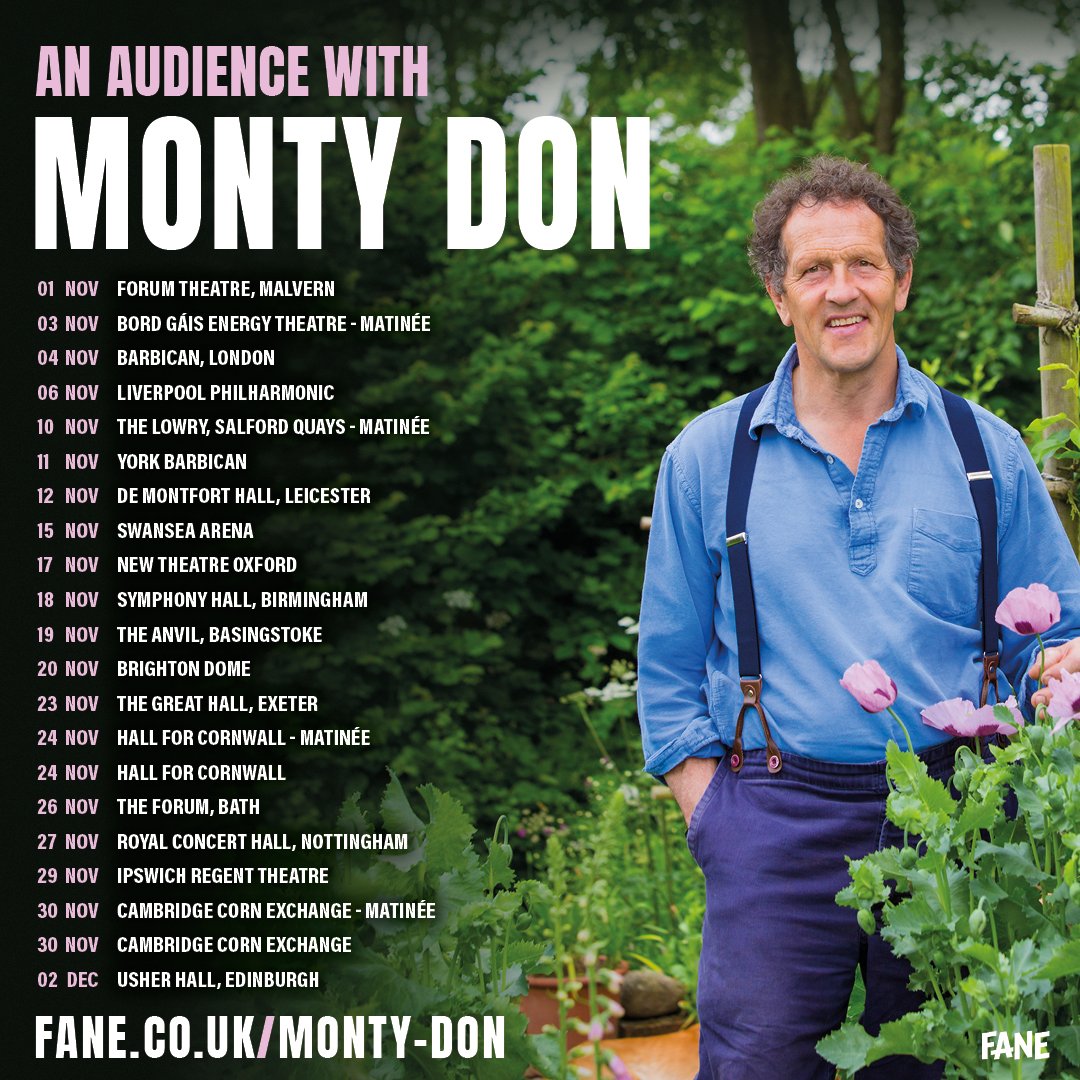 monty don tour nottingham