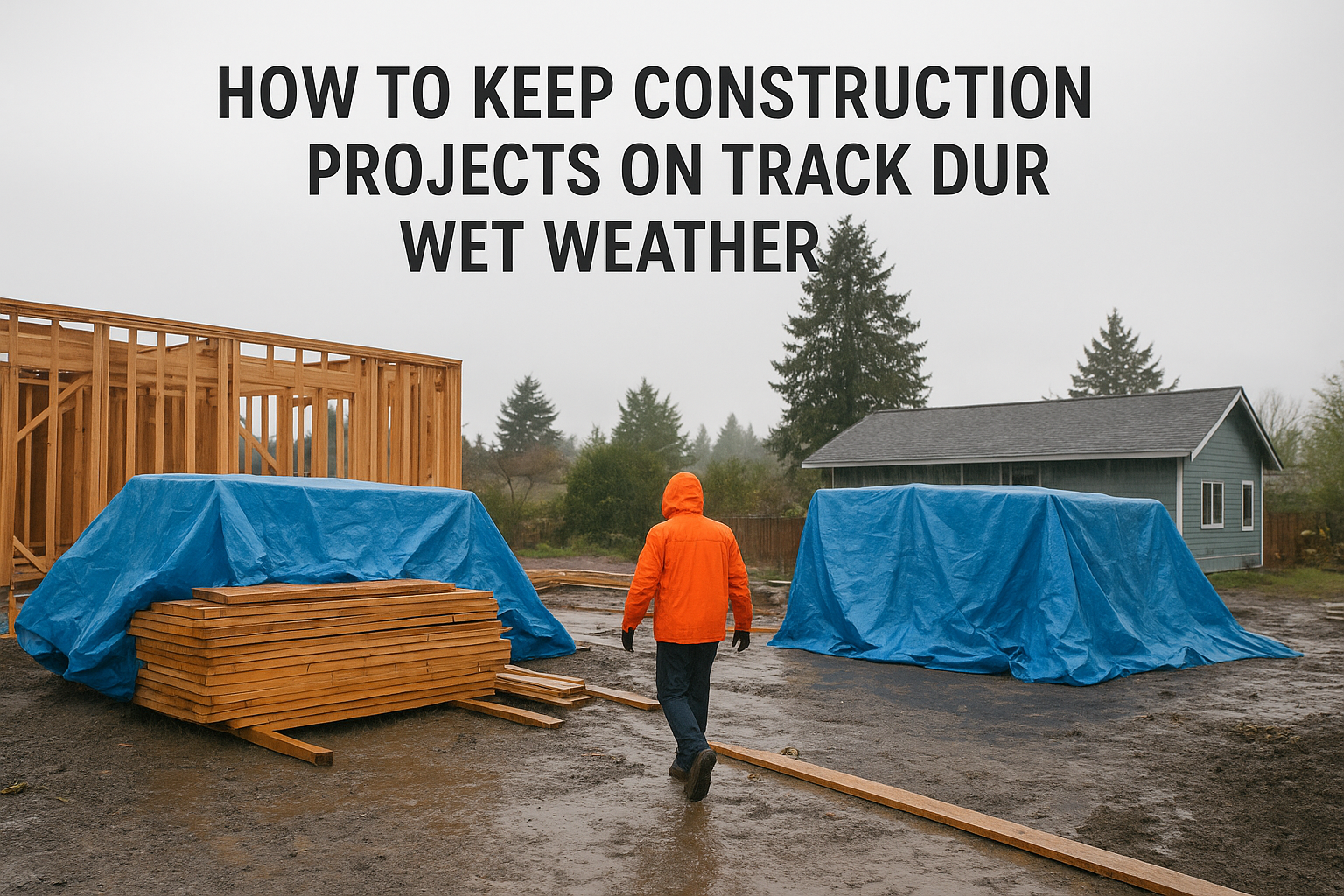 How to keep construction projects on track during wet weather