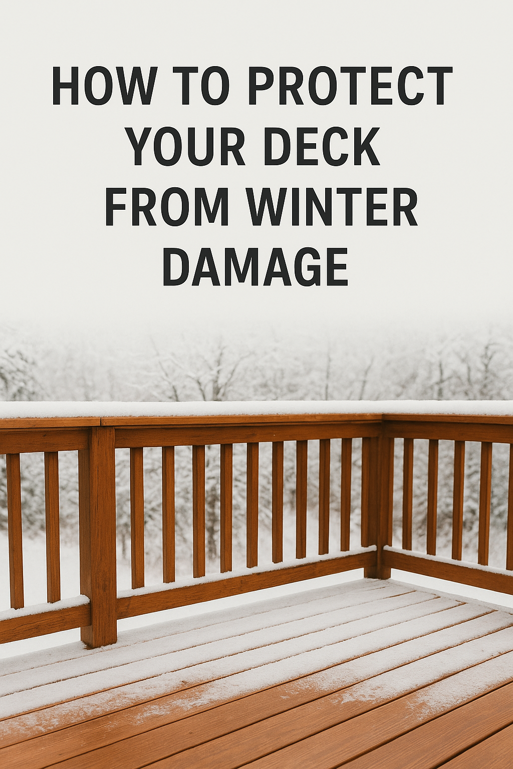 How to Protect Your Deck From Winter Damage