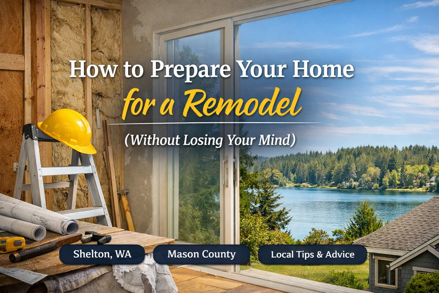 How to Prepare Your Home for a Remodel in Shelton &amp; Mason County (Without Losing Your Mind)