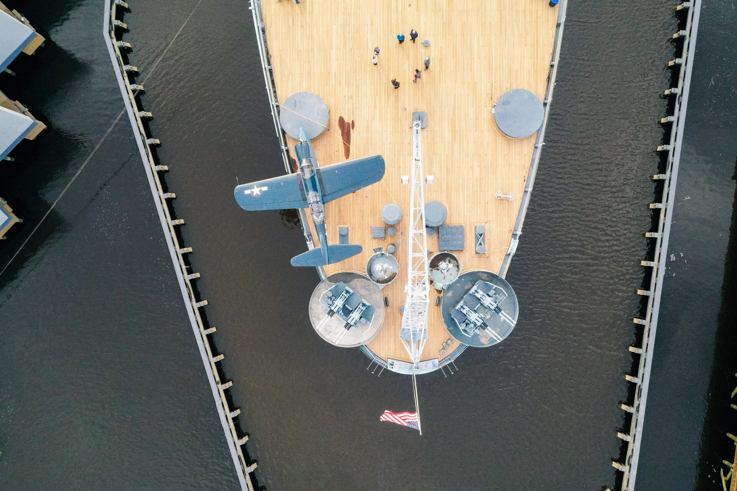 Battleship North Carolina Deck