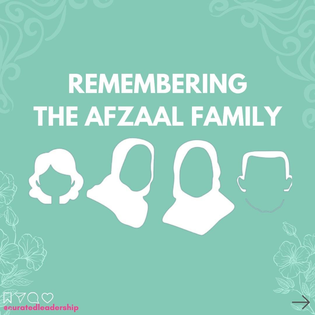 Today, we commemorate the one-year anniversary of the tragic terror attack in London, Ontario, that claimed the lives of three generations of one Muslim family. We stand together with the Afzaal family and with the Muslim community worldwide as incid