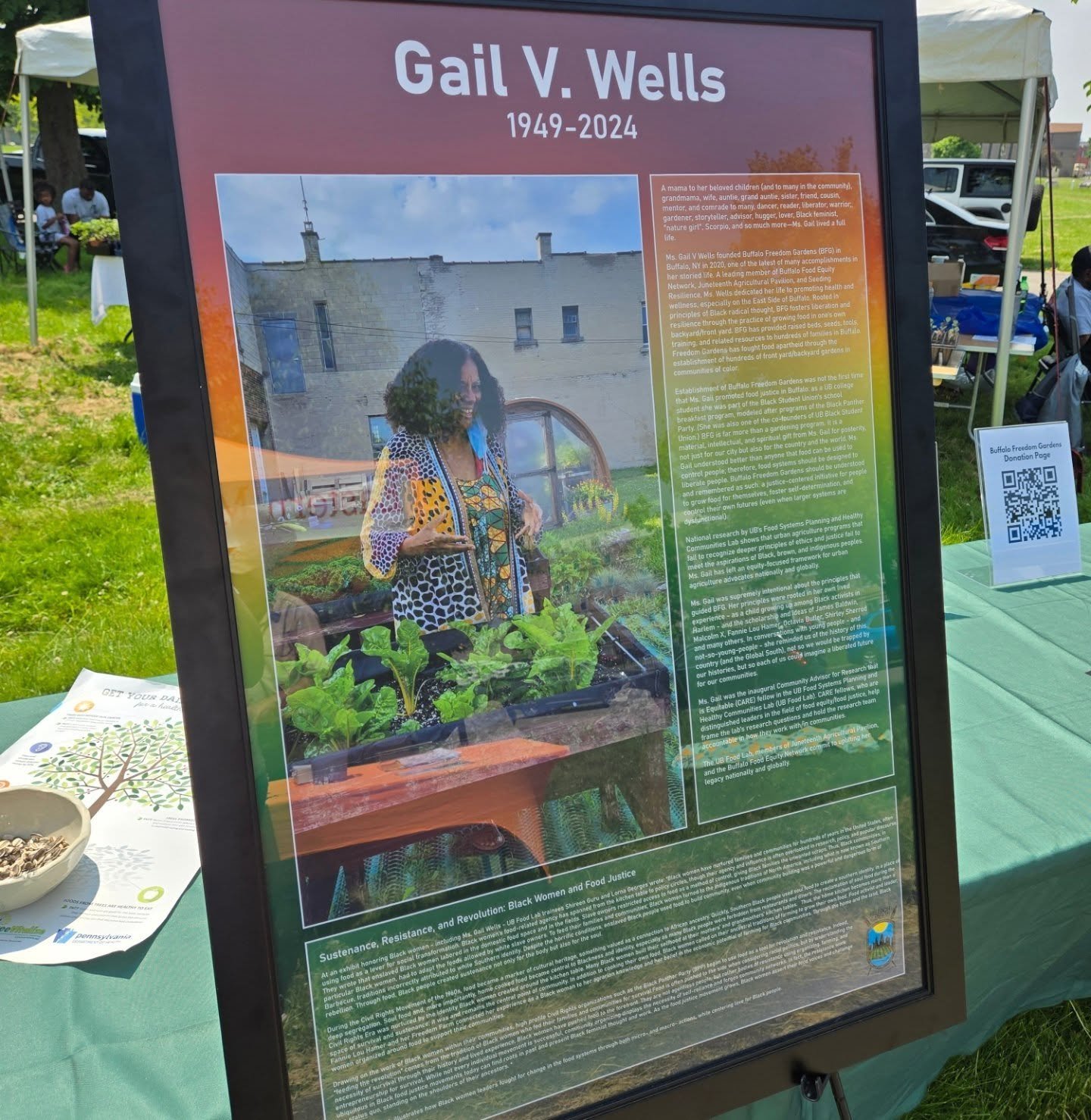 Thank you to @buffalofreedomgardens for hosting the beautiful Growing Gail's Legacy: A Day of Community and Celebration on this gorgeous spring day. 

Ms. Gail touched so many of us, and we are honored to have known her through our work on the East S