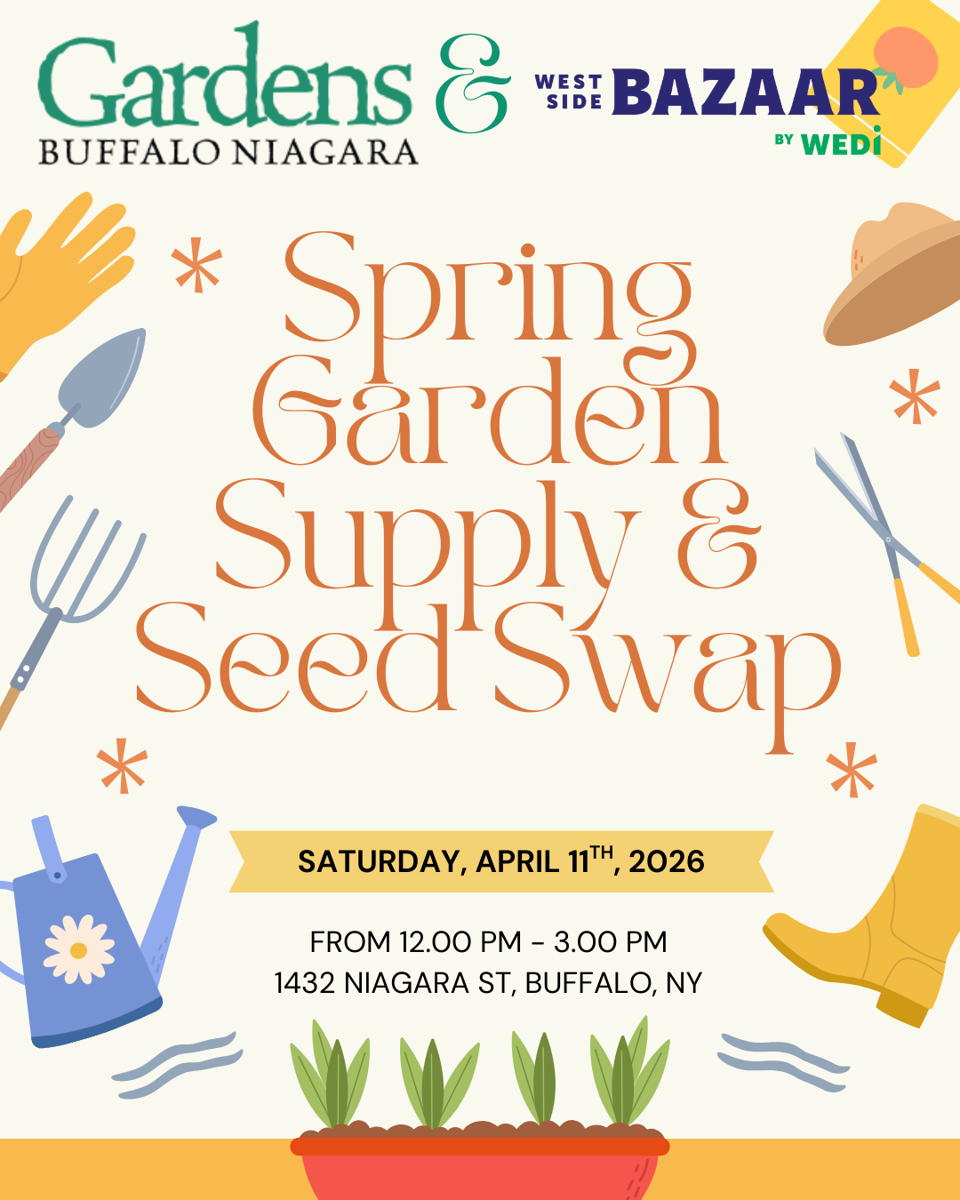 Spring Garden Supply &amp; Seed Swap