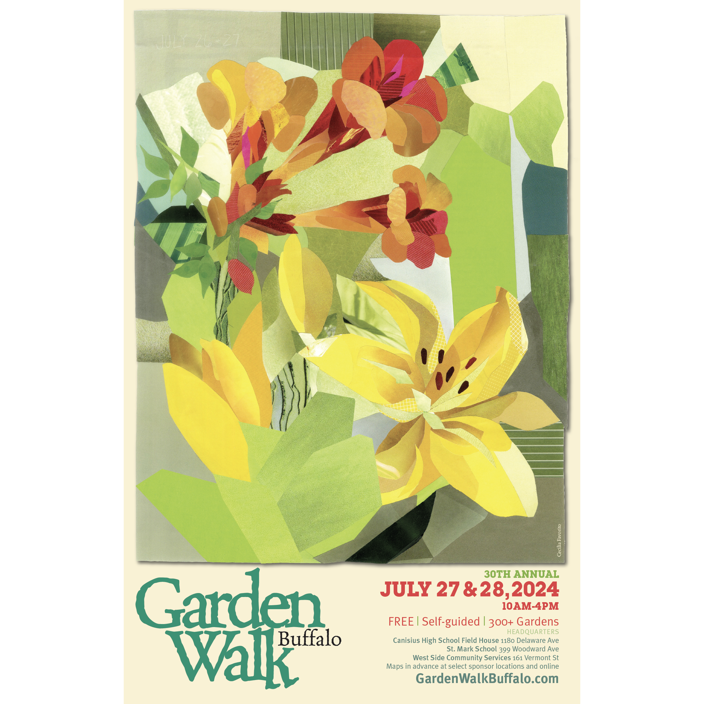 2024 Garden Walk Buffalo Poster