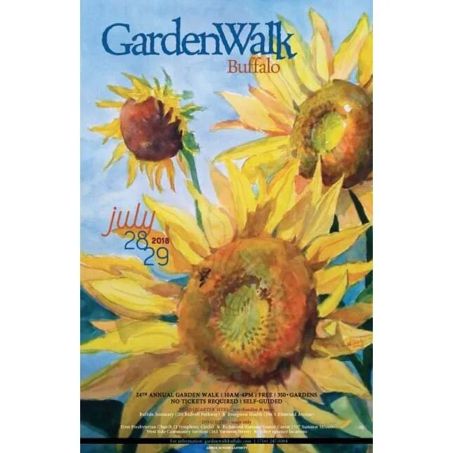 2018 Garden Walk Buffalo Poster