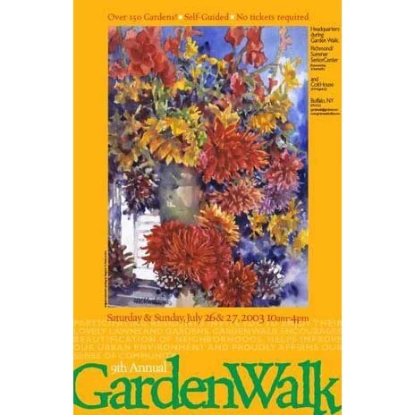 2003 Garden Walk Buffalo Poster