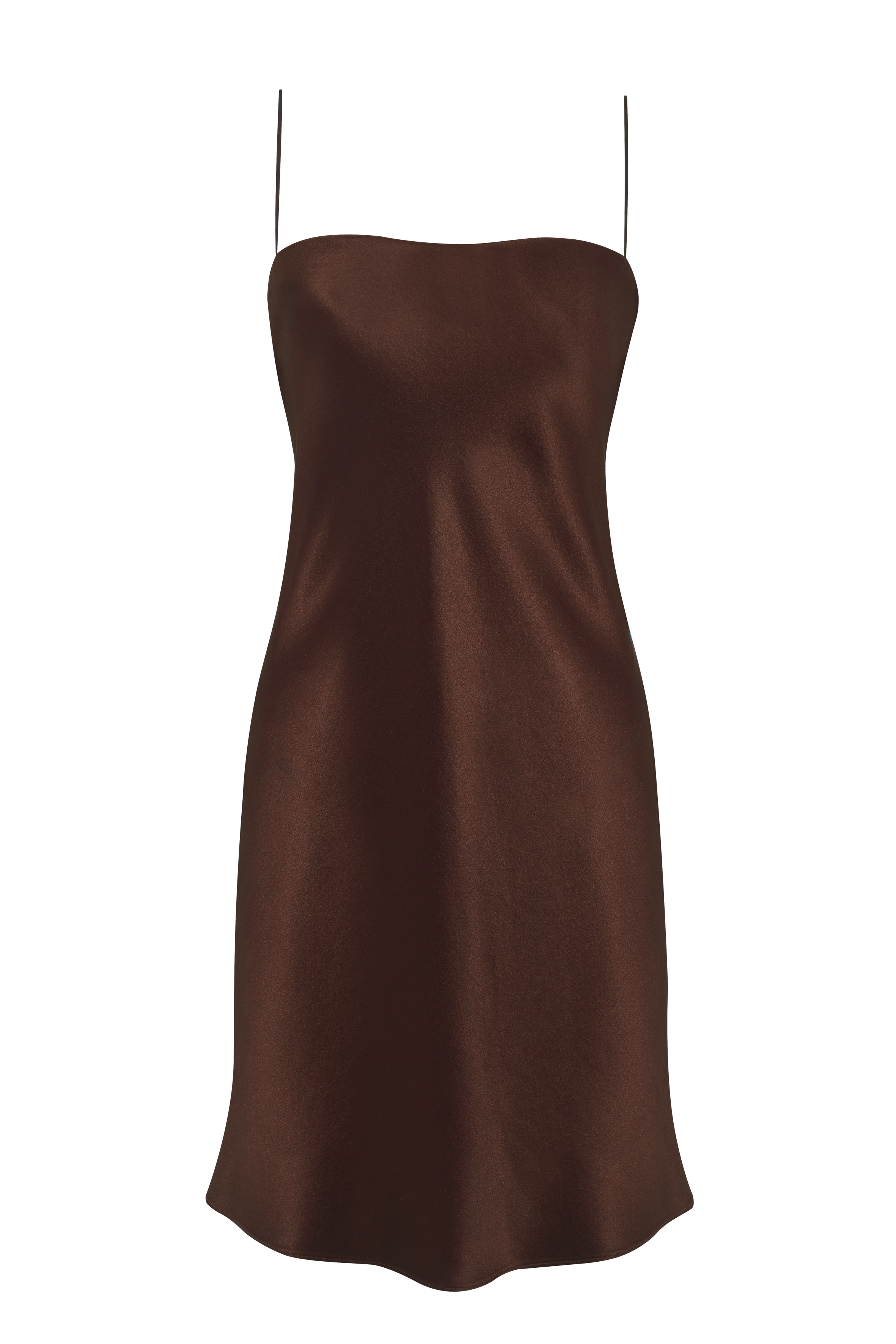 chocolate slip dress