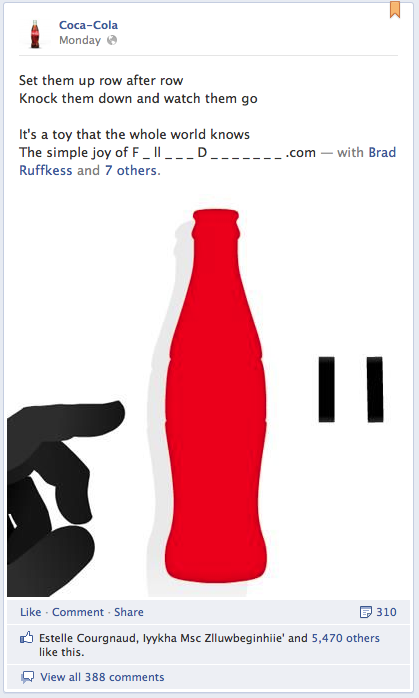 Fresh Work Outta The Dam: Coca-Cola