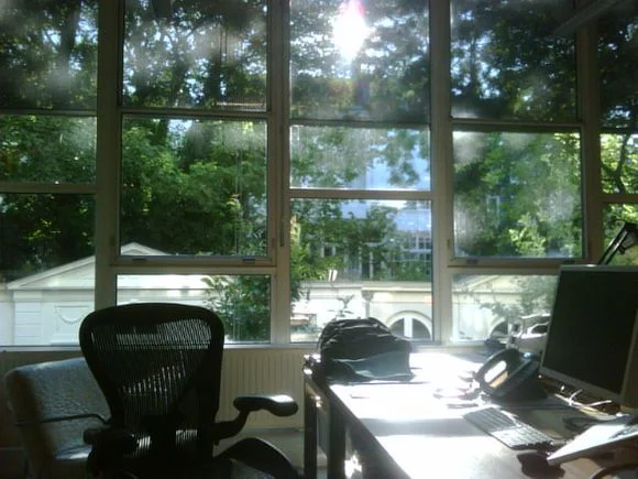 Occasionally it's good to just stare out of the office window