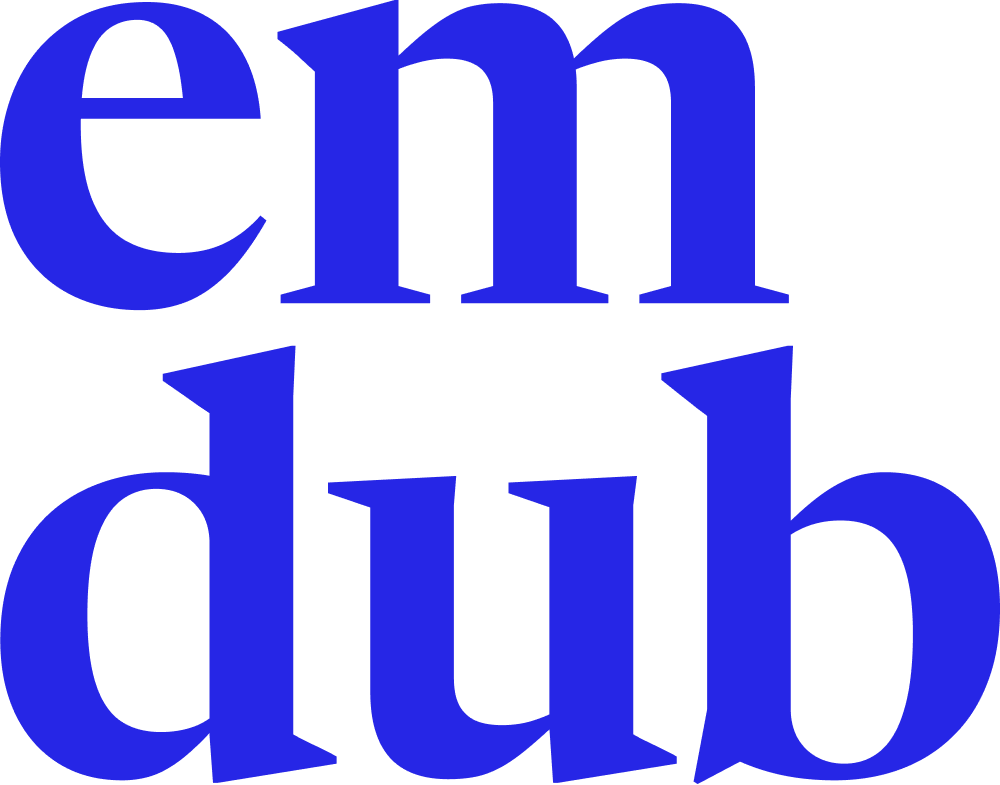em/dub logo