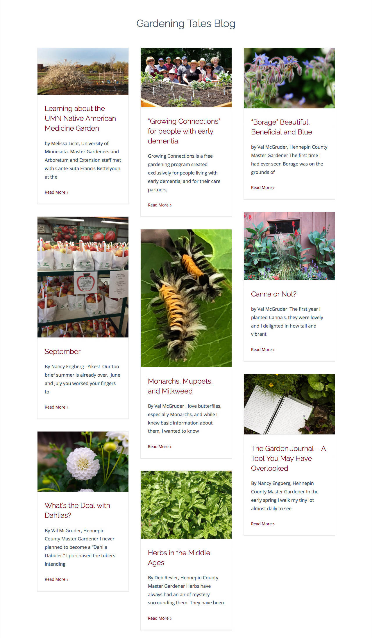 Resources: Gardening Tales Blog