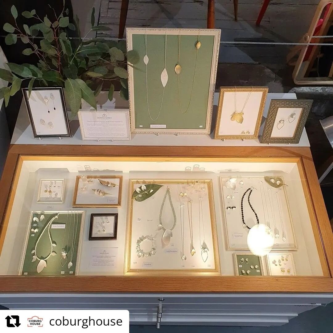 #Repost @coburghouse with @let.repost 
&bull; &bull; &bull; &bull; &bull; &bull;
It's your last weekend to catch @donnabarryjewels in the Coburg Spotlight! Pop in to see, and try on, some beautifully crafted, botanically inspired, silver and gold jew