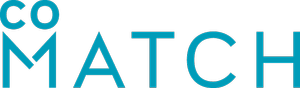 The image shows the logo of 'CO MATCH' with text in blue, featuring a stylized 'CO' above the word 'MATCH'.