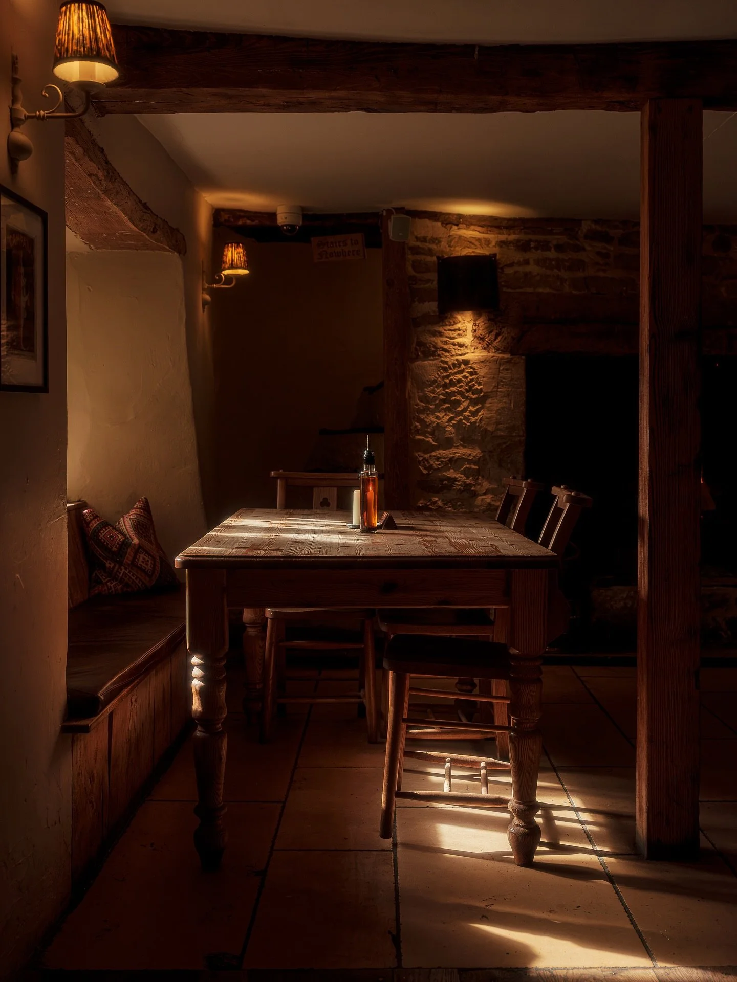 Afternoon light on Table 4.