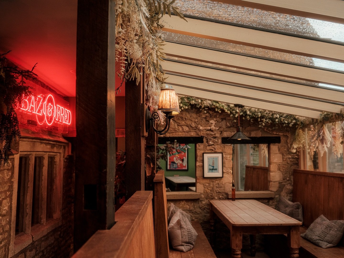 Not your average red light, this leads to good food, not trouble.