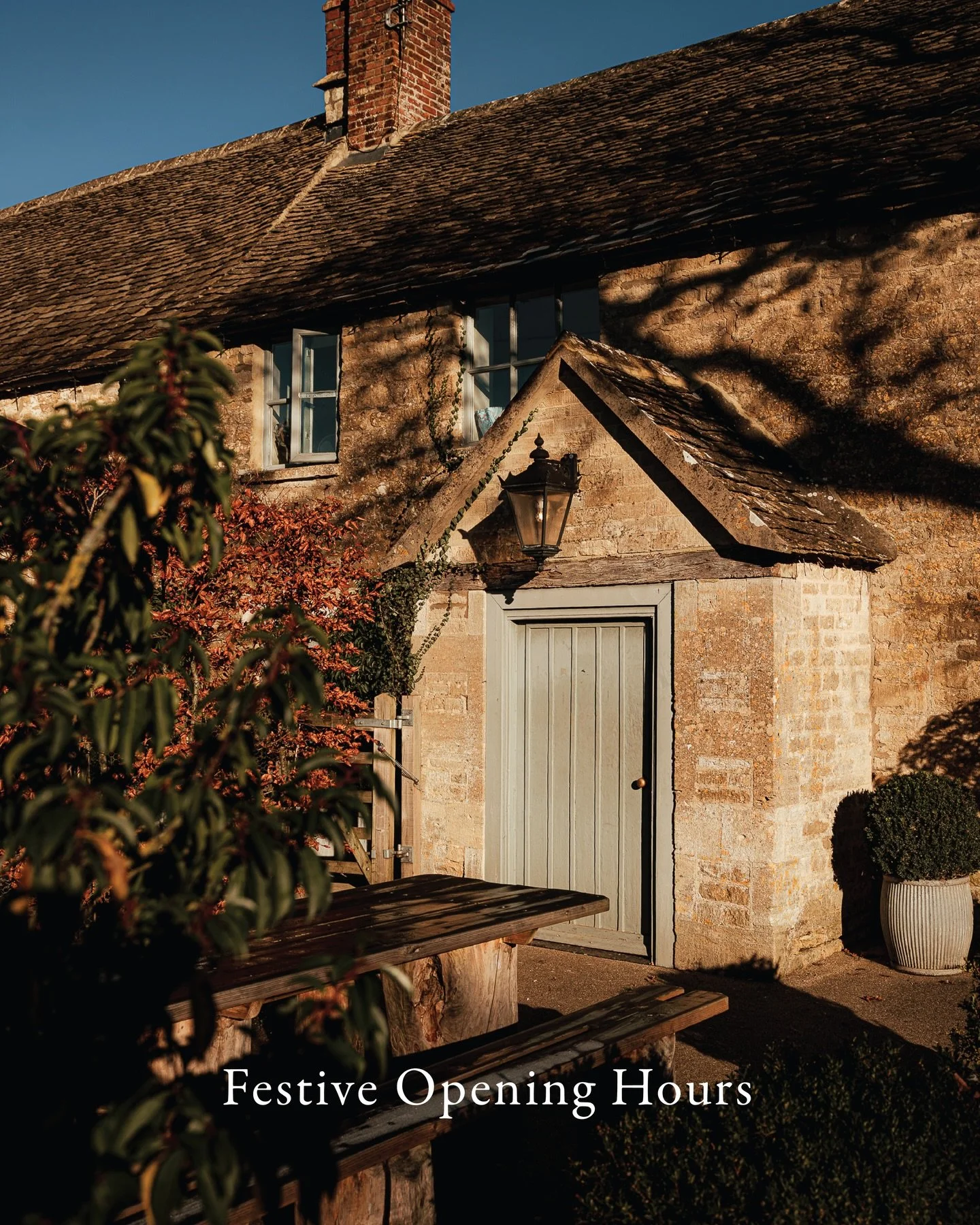 Festive Opening Hours.