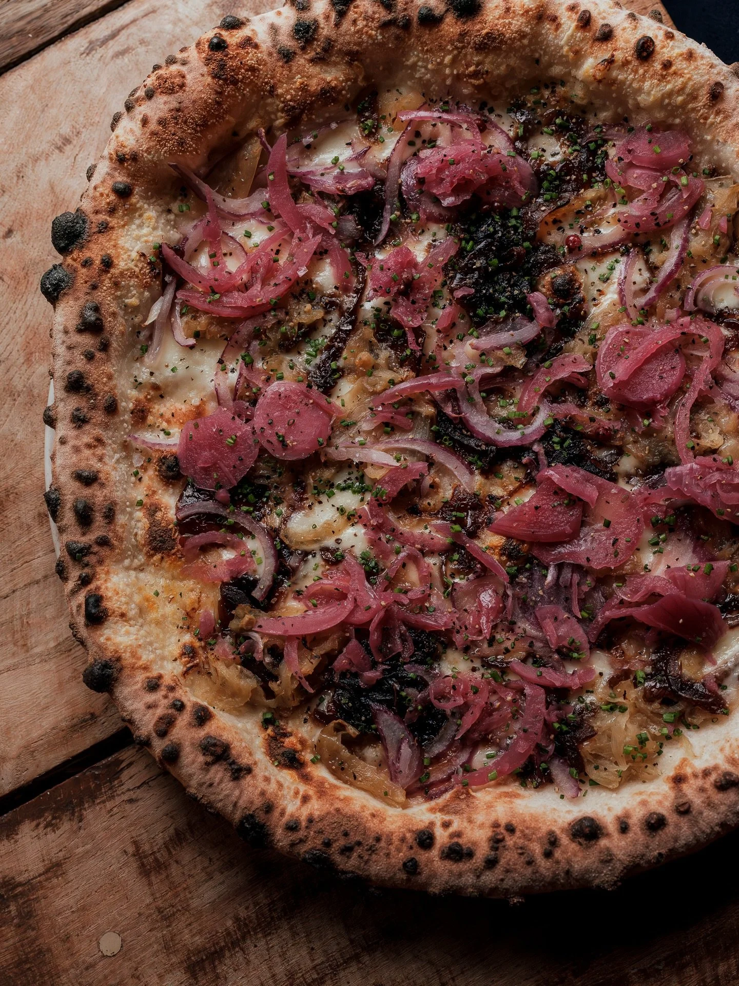 We&rsquo;re not ones to shy away from a bit of fun and experimentation here at The Stump. This pizza is right out there, we&rsquo;re calling it the date killer. It consists of about every type of onion in our kitchen and I&rsquo;ll tell you what it w