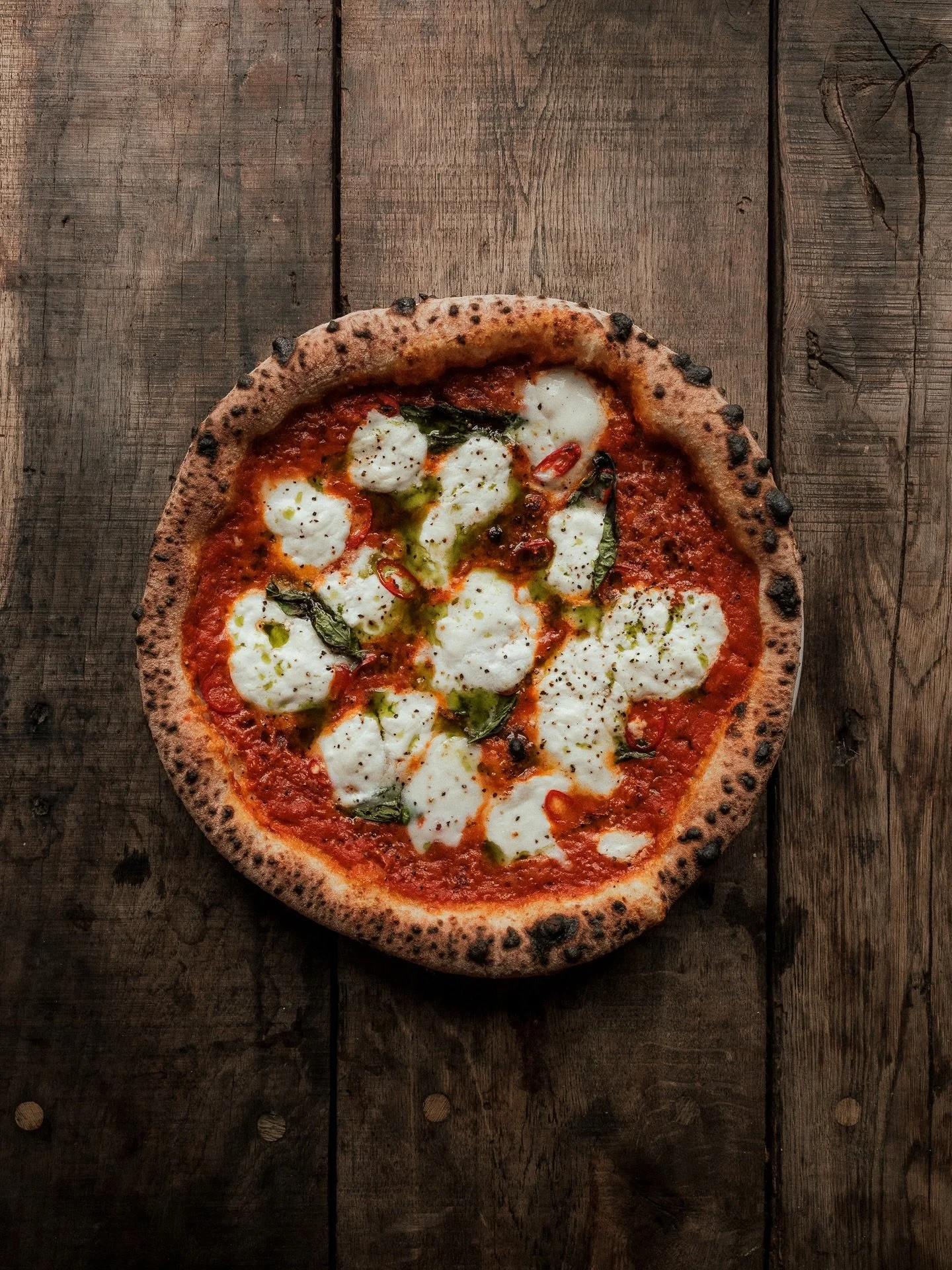 Some say pizza and pasta go hand in hand. And I think we can definitely agree with that statement. So much so that we decided to combine the two, taking the components from our tomato vodka rigatoni and chucking them on a base. 

Safe to say it&rsquo