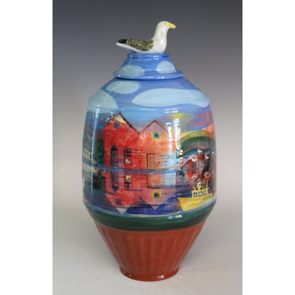 LARGE COVERED JAR