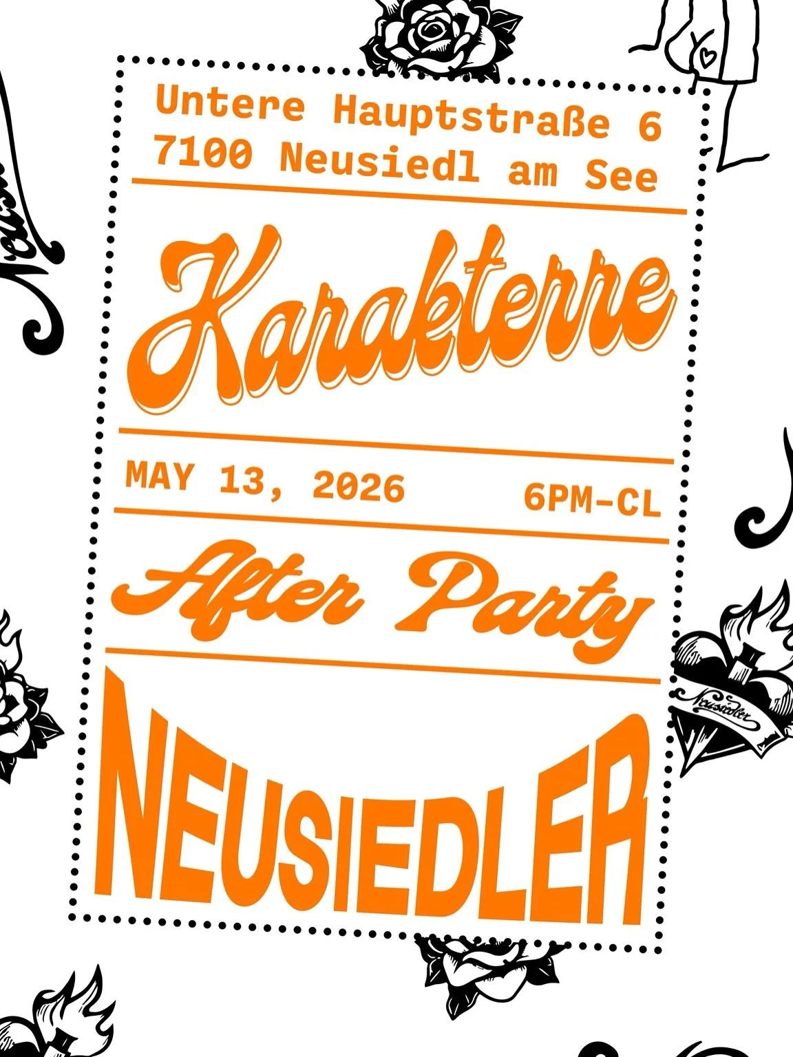 Will Burgenland and Vienna sleep at all in the days that follow?! Part 2 of our listing of events in the week of Karakterre. There&rsquo;s a lot happening, so decide smart. 

A full list of events is up on our Side Event page. Karakterre tickets are 
