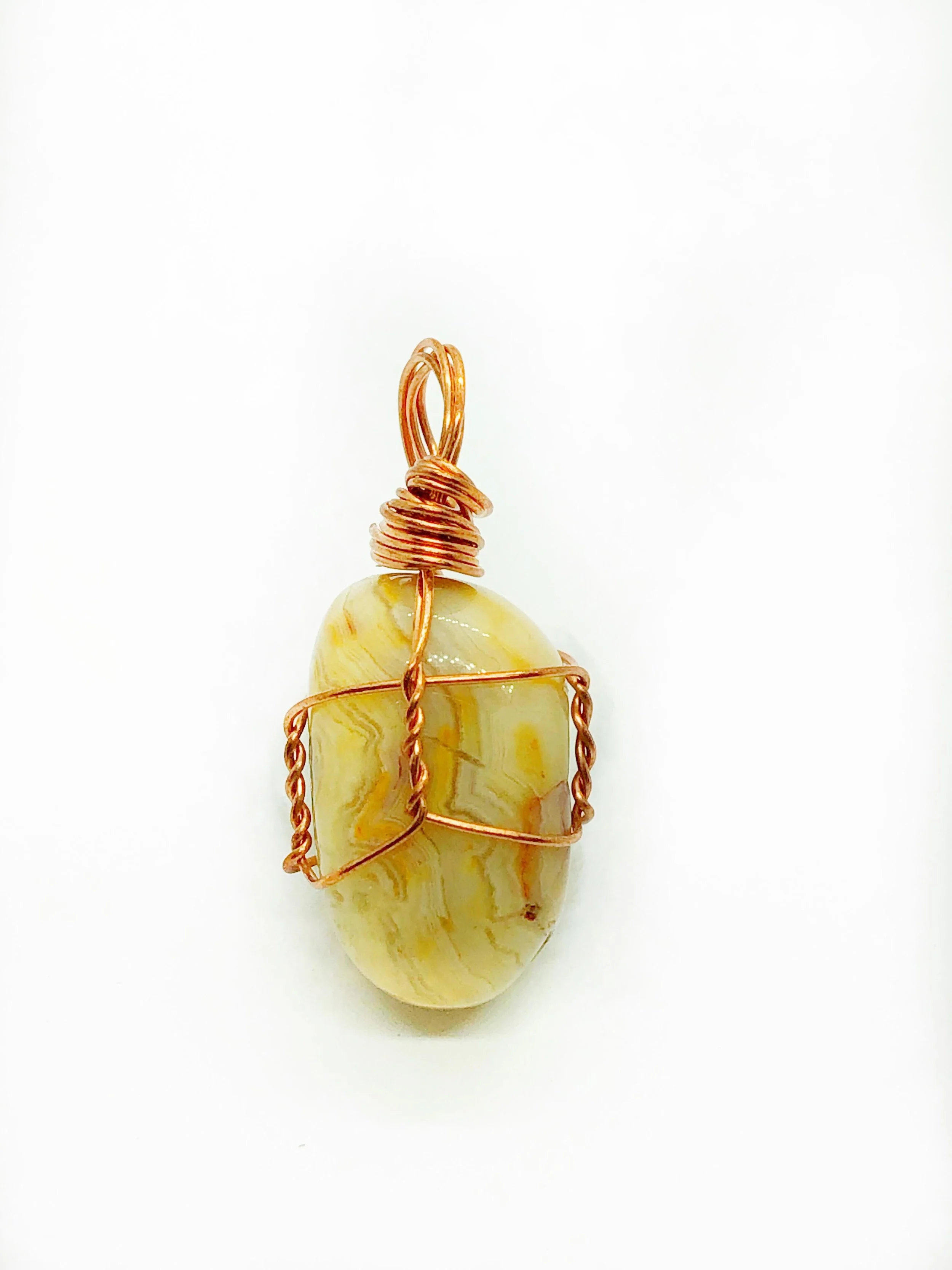 Crazy Lace Agate Charm