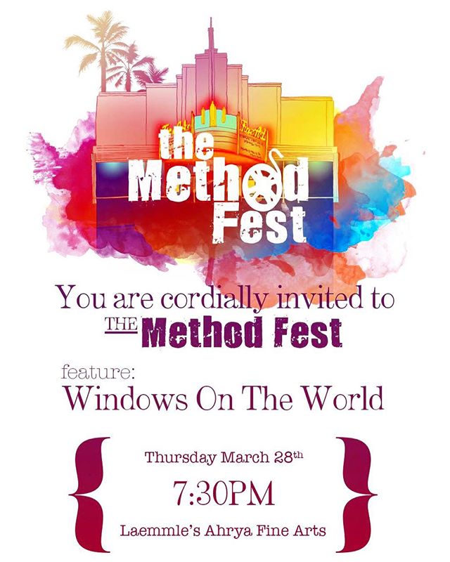 Join us for a screening of WINDOWS ON THE WORLD on Thursday, March 28!  We are the Closing Night Film at The Method Fest in Beverly Hills. 
Prior to the screening, Edward James Olmos and Director Michael Olmos will be presented with the &quot;Generat