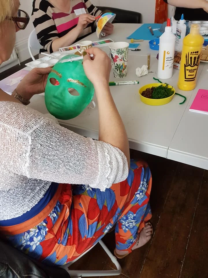 Work begins on the external masks we wear