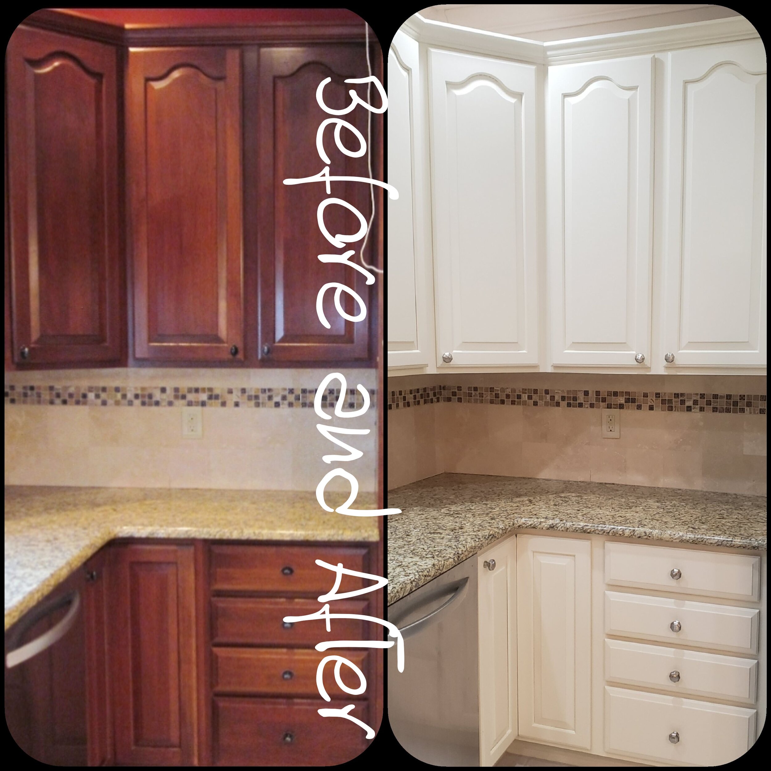 Before And After Photos Of Painted Oak Matttroy