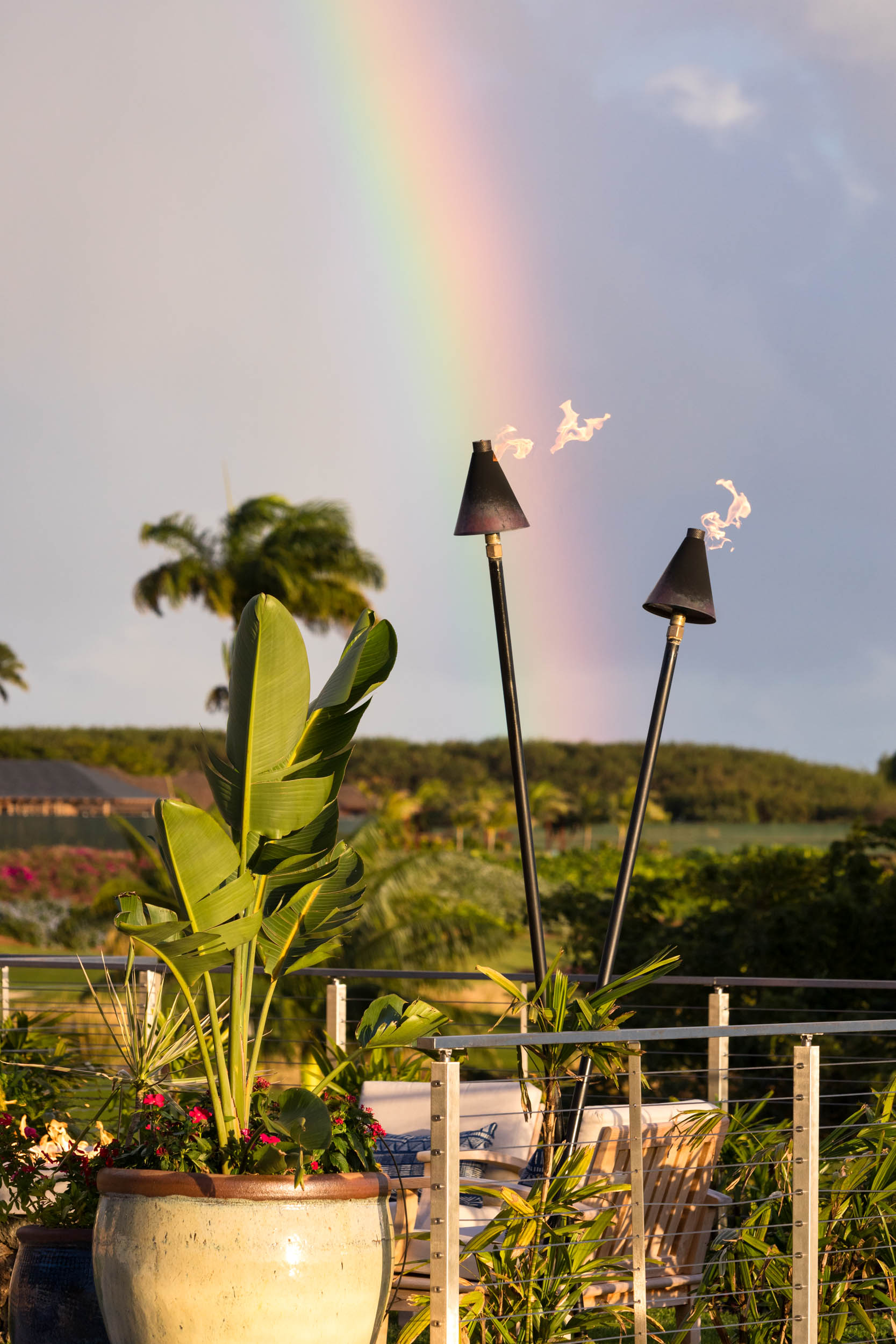 Kukuiula gets some amazing evening rainbows!