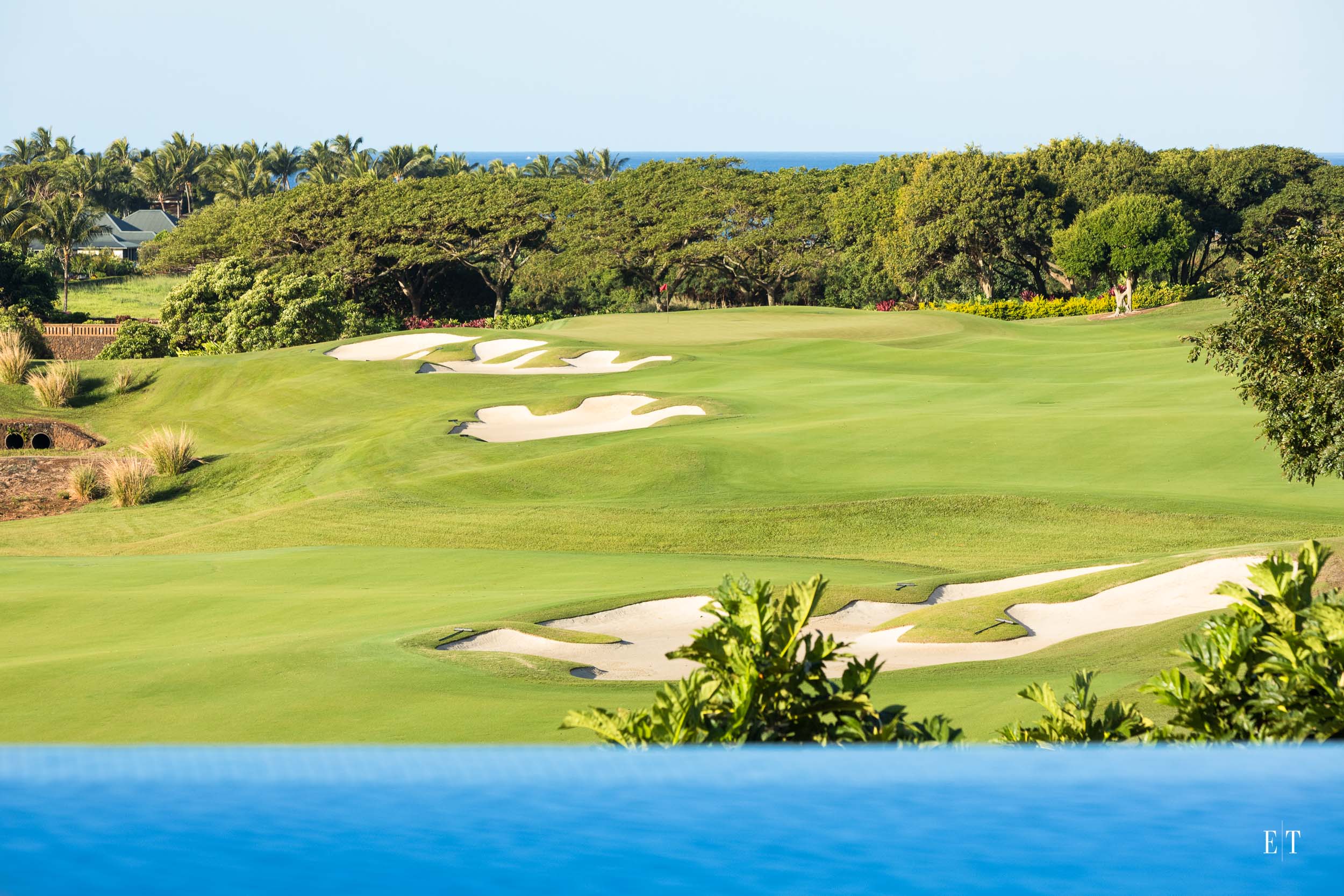 Fabulous views of the ocean and golf course at Kukuiula