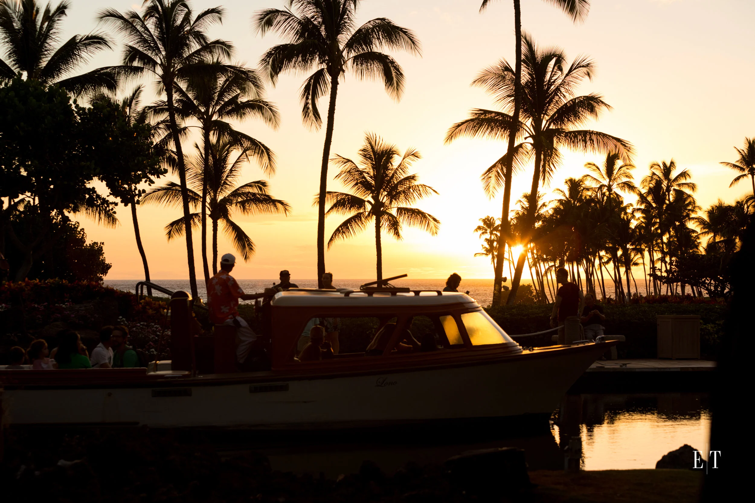 Hilton Waikoloa Village at sunset