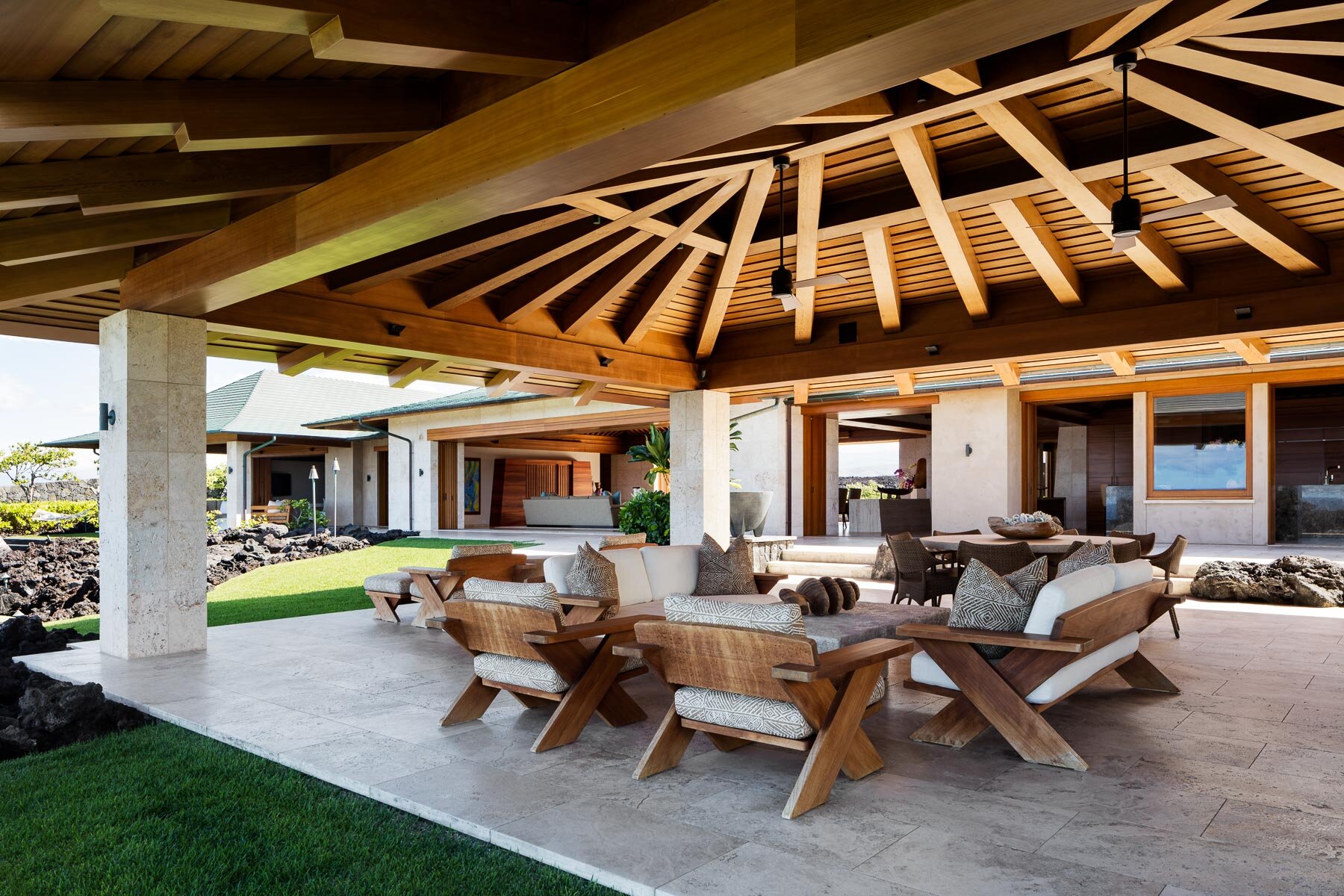  Western Red Cedar ceiling in the Pai Pai 