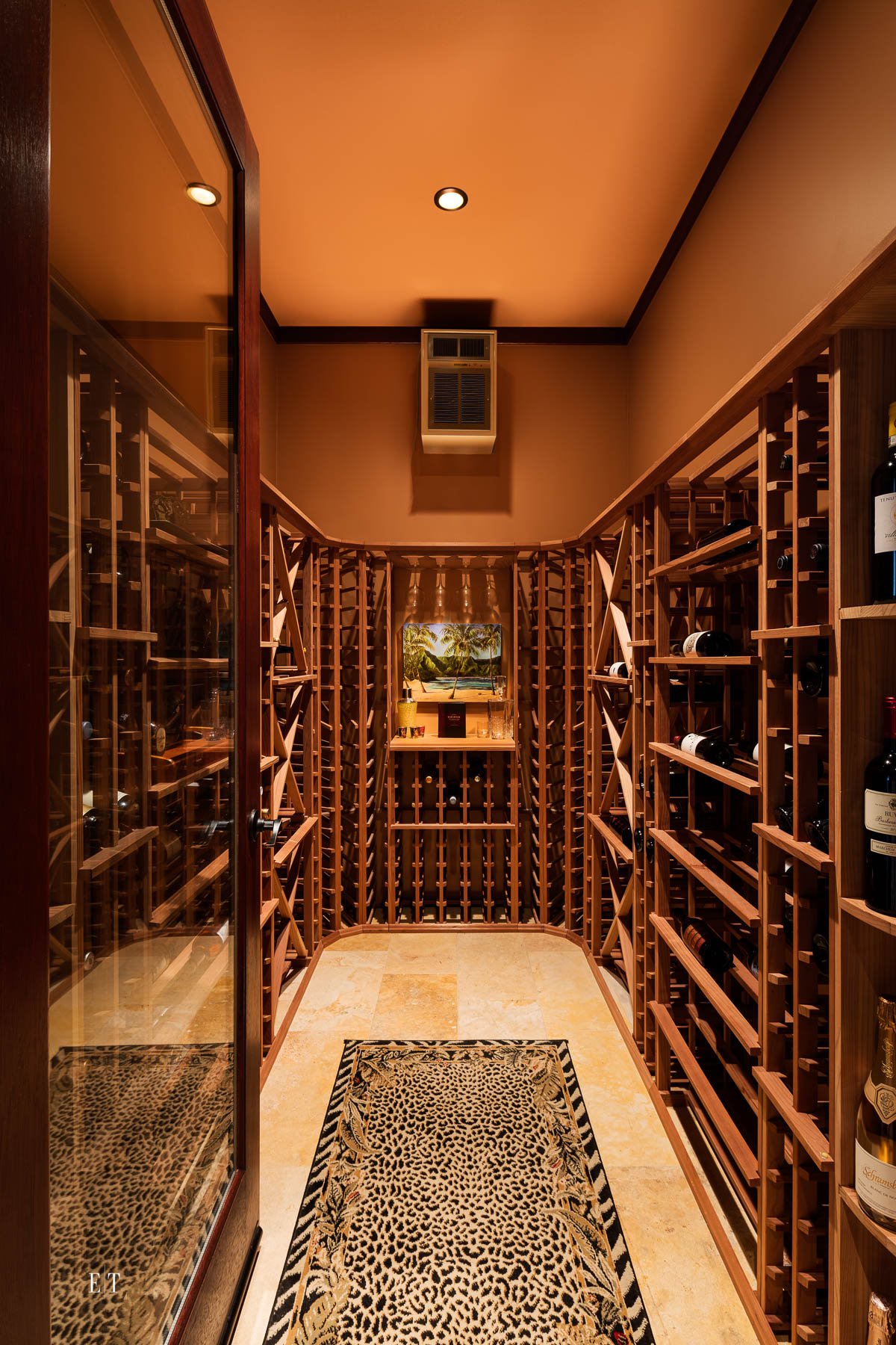  Wine Cellar  at Kohala Ranch | Big Island | Luxury Real Estate Photography 