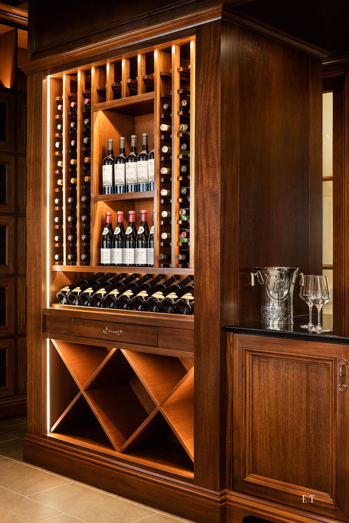  Stirrups Restaurant | The Equestrian Hotel | Ocala Florida 1500 Bottle Wine Cellar 