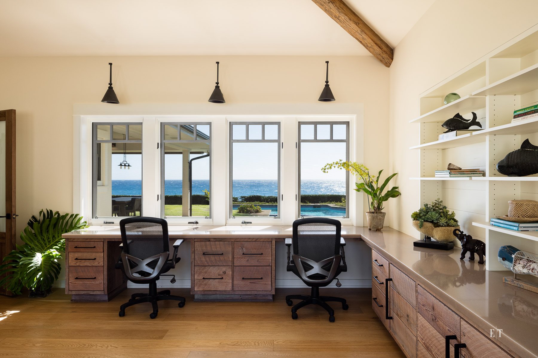  1811 Pe’e Road | Poipu | Kaua - Office with a view 