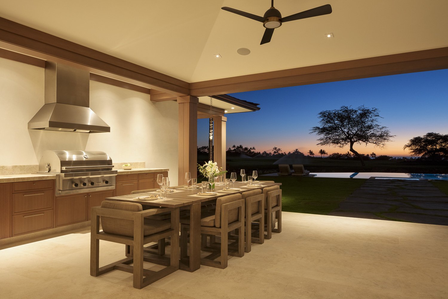  Indoor/Outdoor Living at Dusk 