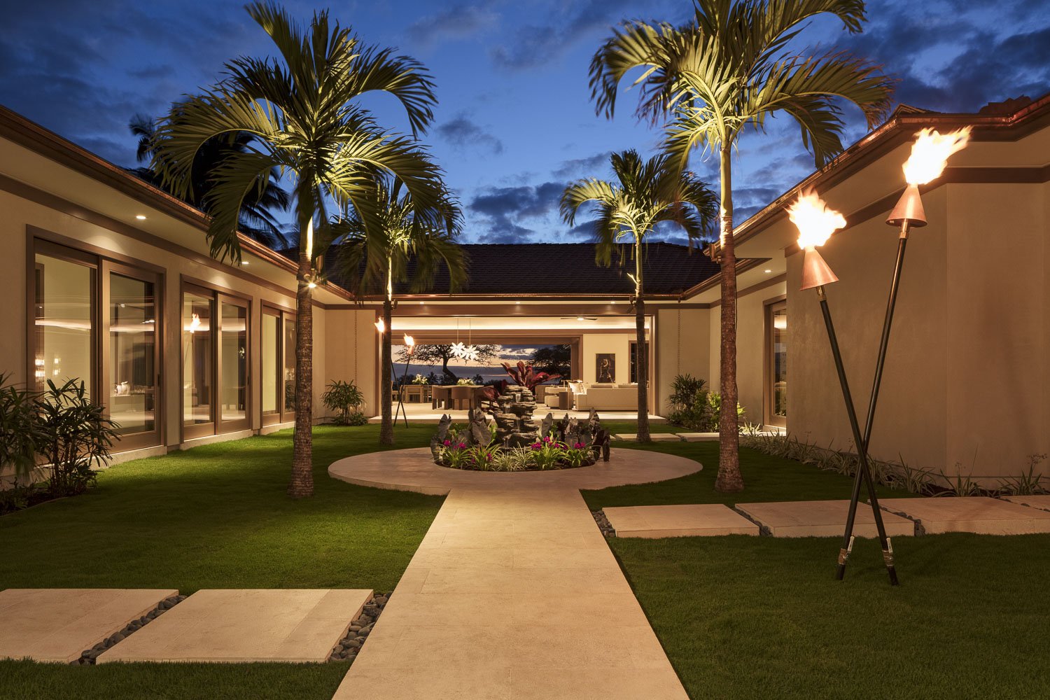  Courtyard at Twilight 