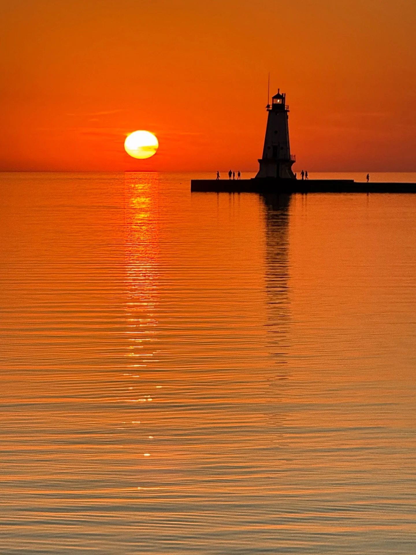 Sunset was amazing last night in Ludington Michigan!
