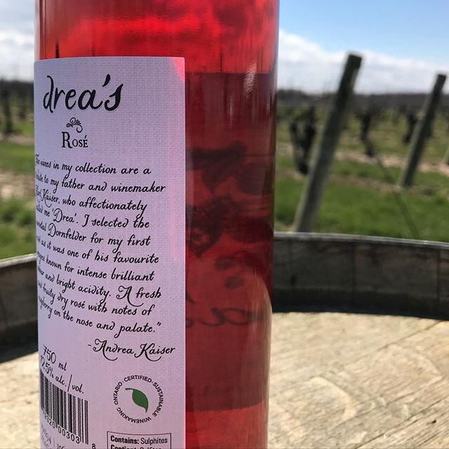 #HappyEarthDay 
Grateful to live in a place where we celebrate agricultural and the natural beauty that surrounds us.
Proud to have this logo on my label, showing that my wine is certified sustainable with Sustainable Winemaking Ontario. 
Caring for 