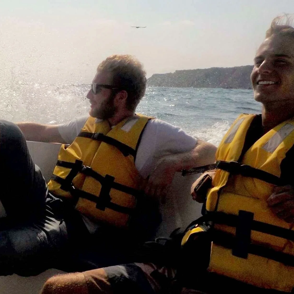 ,,Mountainbiken van een vulkaan dankzij onze stewardess”