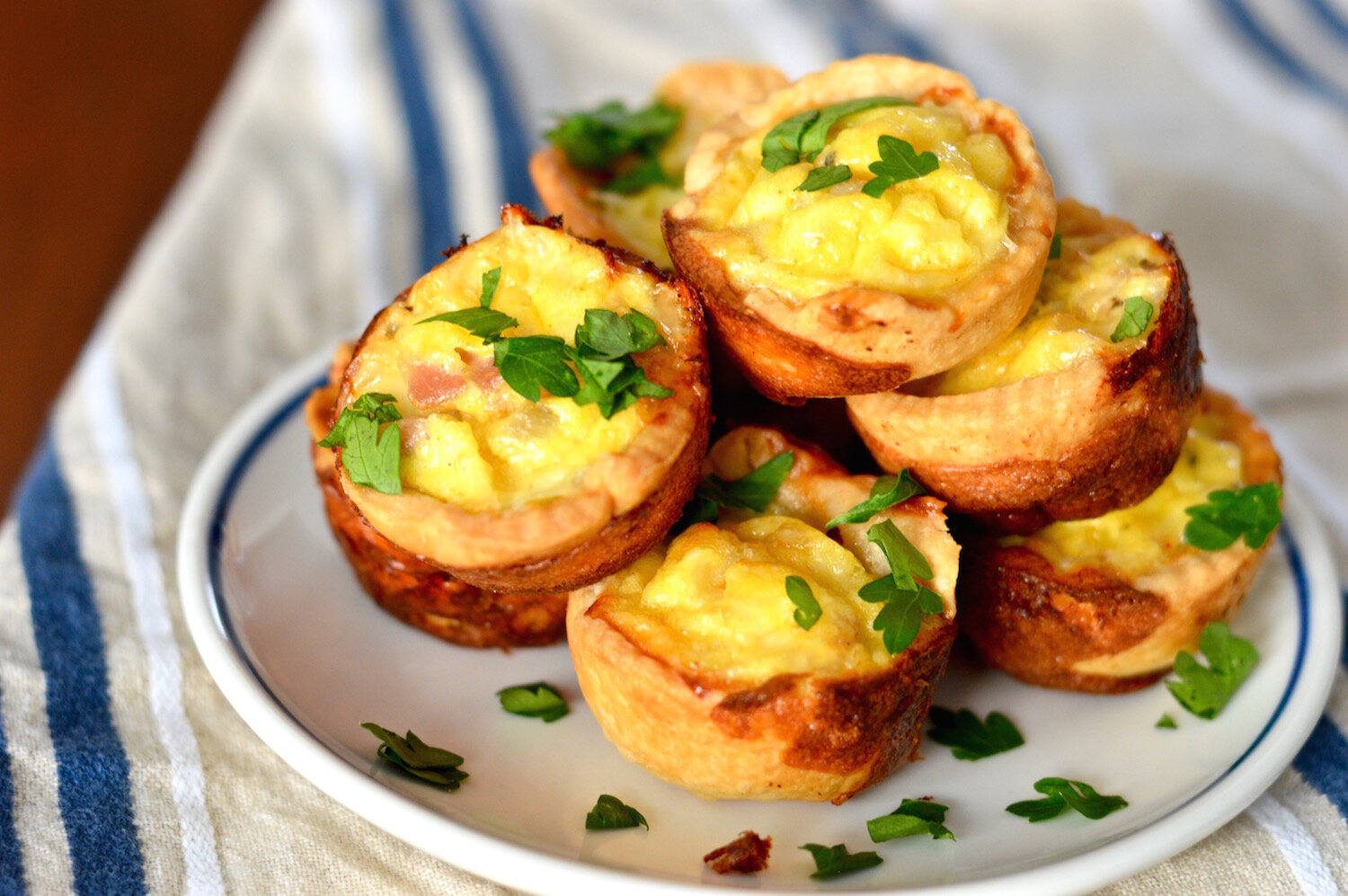 Make-Ahead Mini Quiches — sea salt and honey